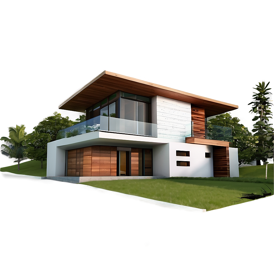 Modern House D PNG