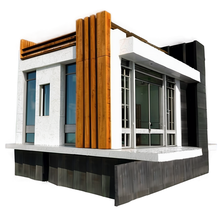 Modern House Facade Materials Png Kdi77 PNG