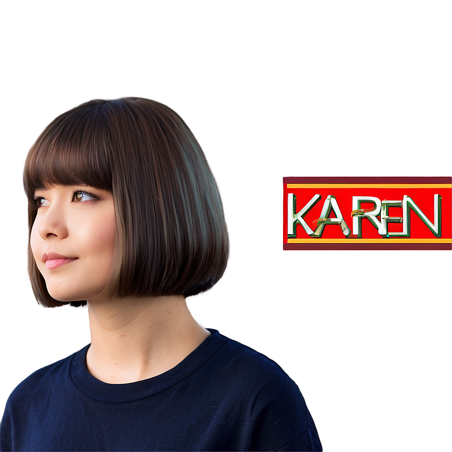 Modern Karen Haircut Look Png 58 PNG