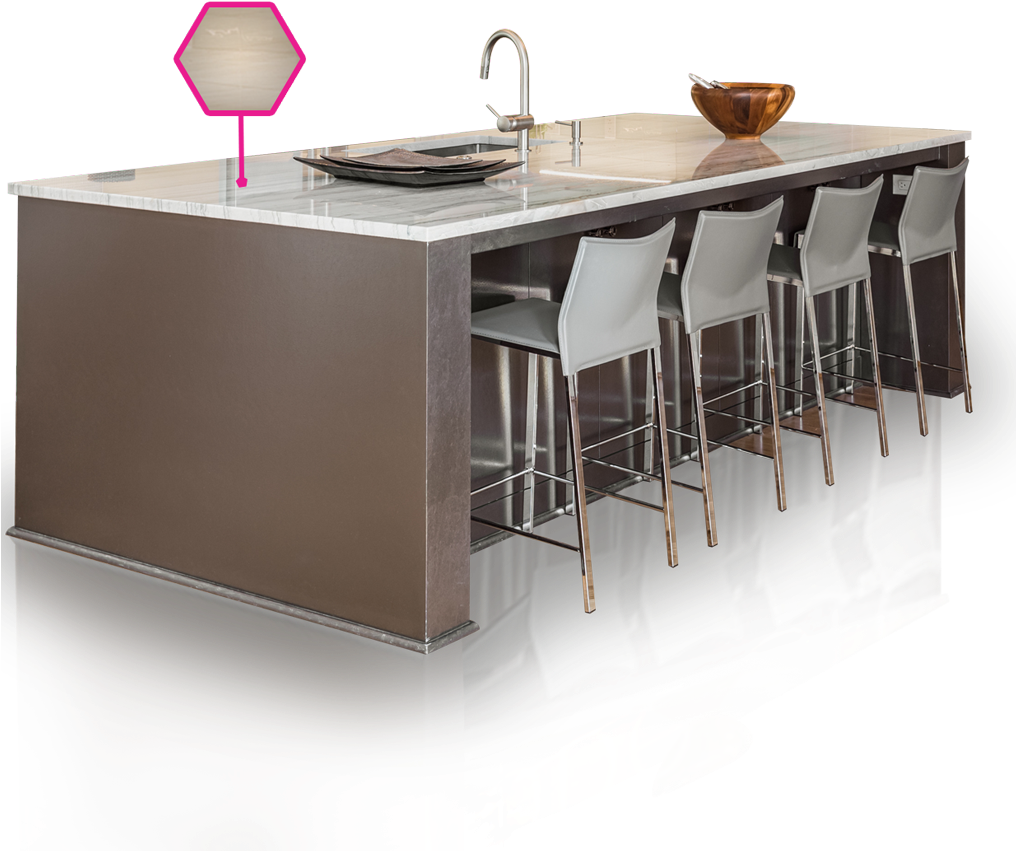 Modern Kitchen Islandwith Seating.jpg PNG