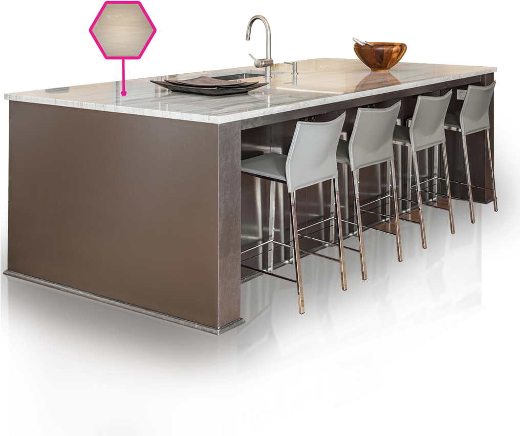 Modern Kitchen Islandwith Seating.png PNG