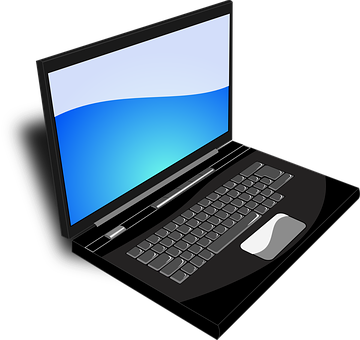 Modern Laptop Illustration PNG