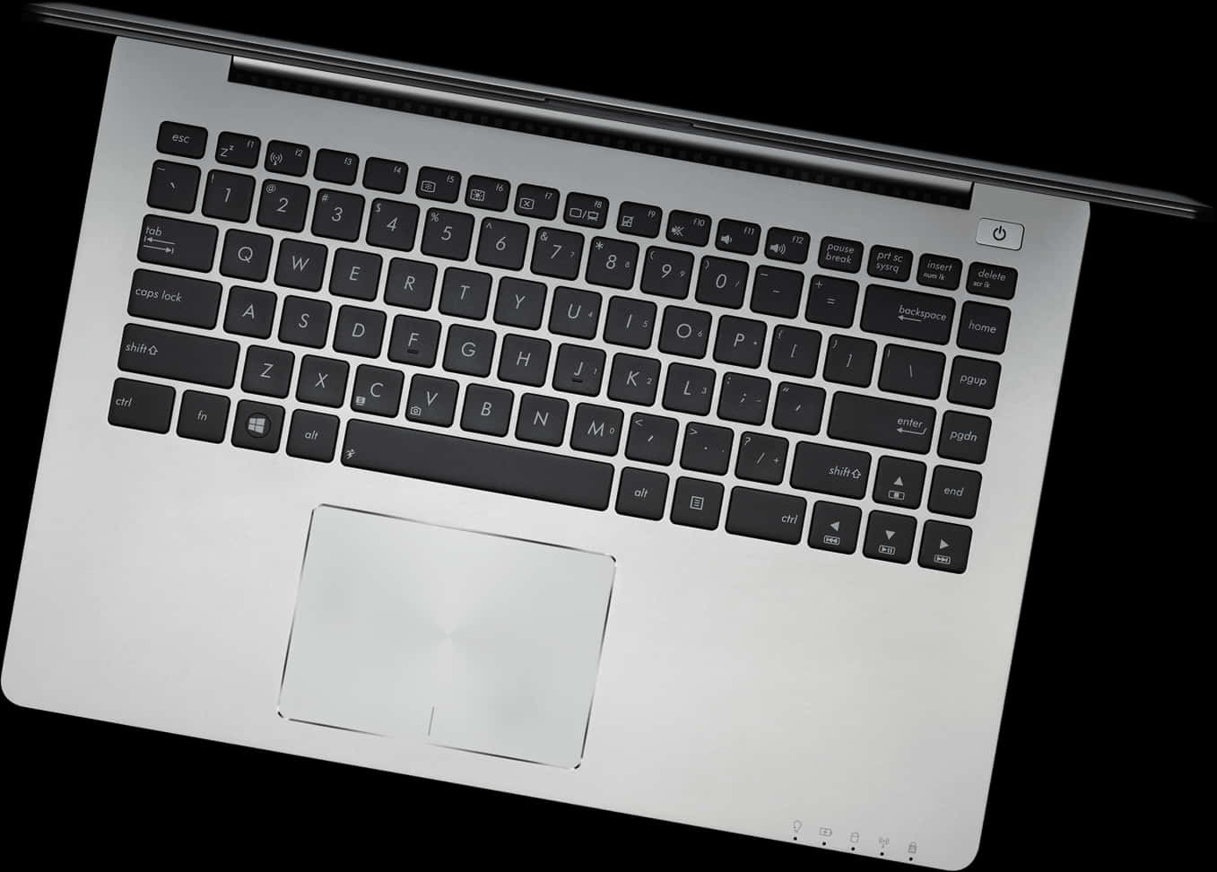 Modern Laptop Keyboardand Touchpad PNG