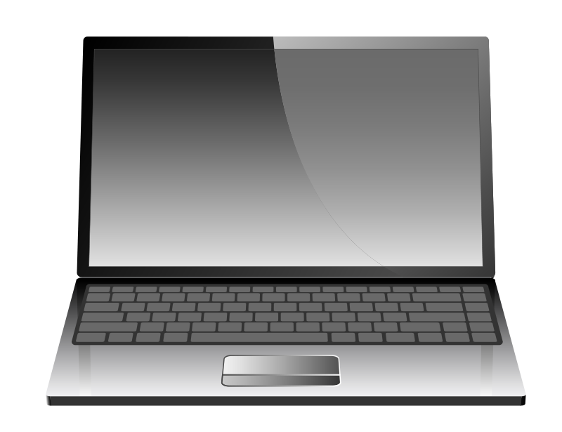 Modern Laptop Vector Illustration PNG