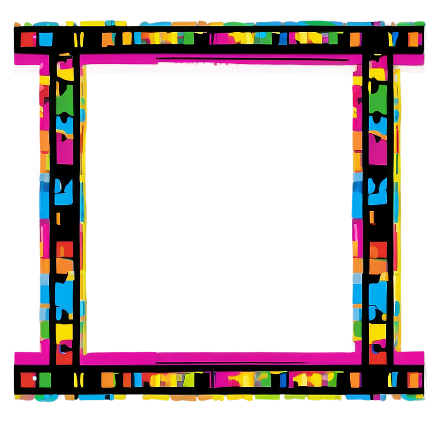 Modern Line Border Graphic Png Ons86 PNG