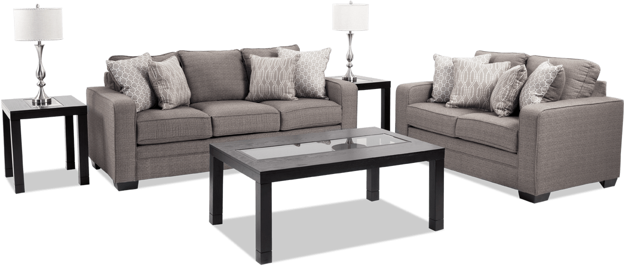 Modern Living Room Furniture Set PNG