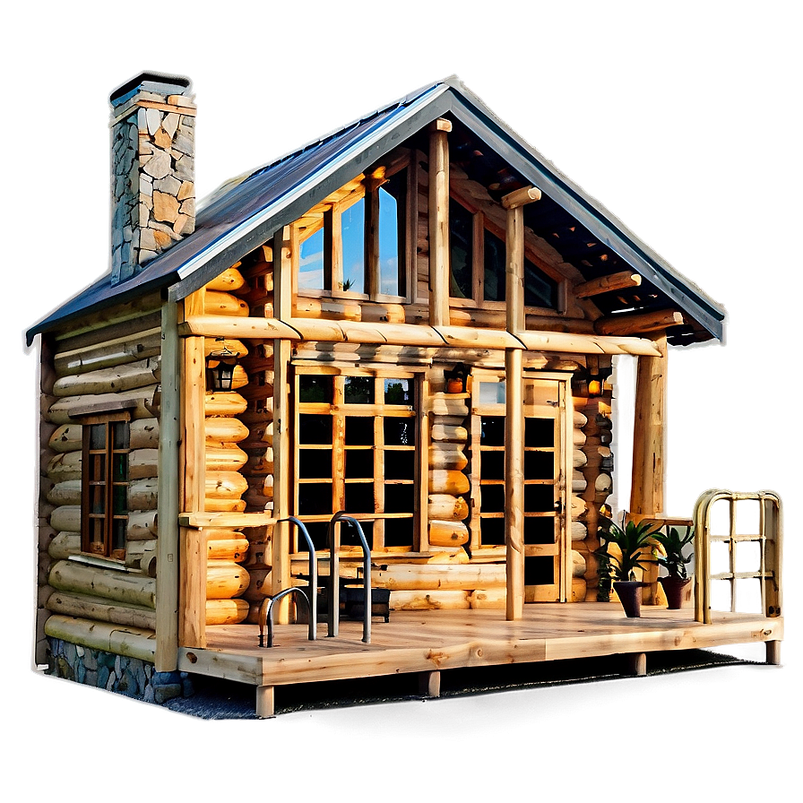 Modern Log Cabin Architecture Png Iyk45 PNG
