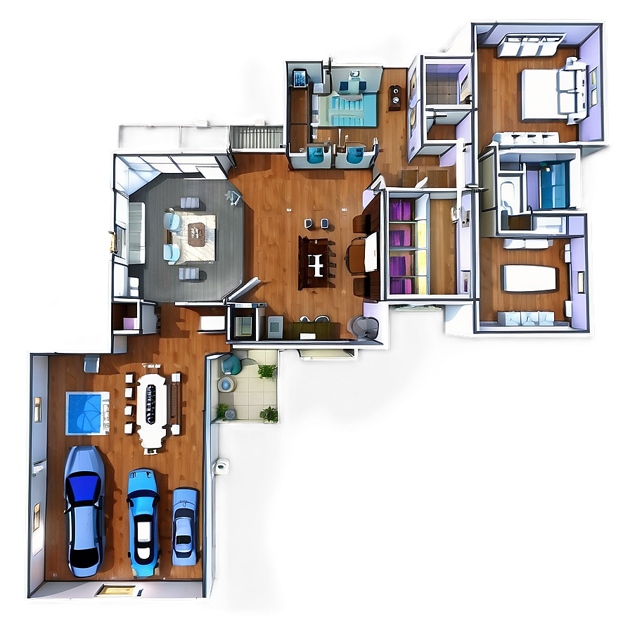 Download Modern Mansion Layout Png 25 | Wallpapers.com