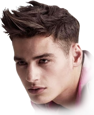 Modern Mens Hairstyle Trendy Look PNG