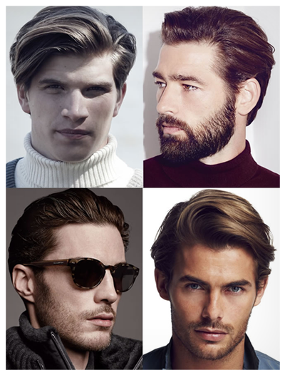 Download Modern Mens Hairstyles Collage | Wallpapers.com