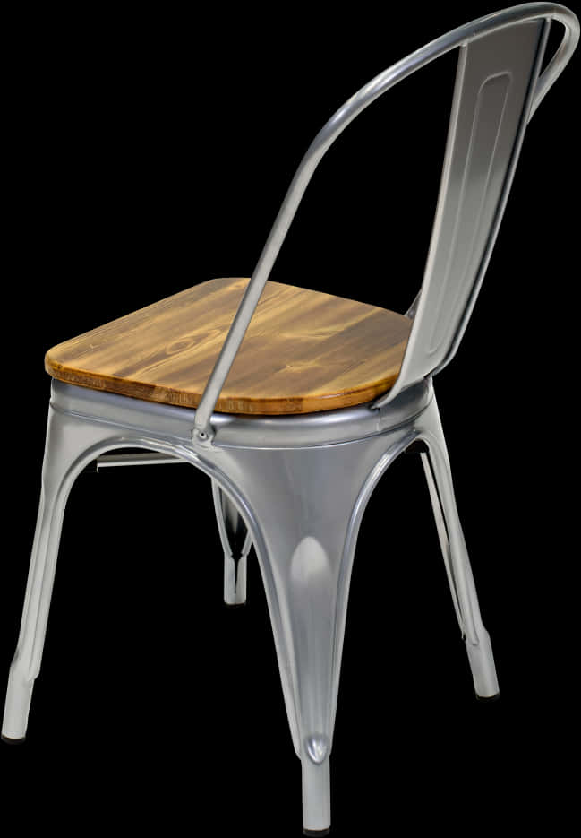 Modern Metaland Wood Chair PNG