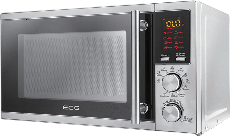 Modern Microwave Oven E C G Brand PNG
