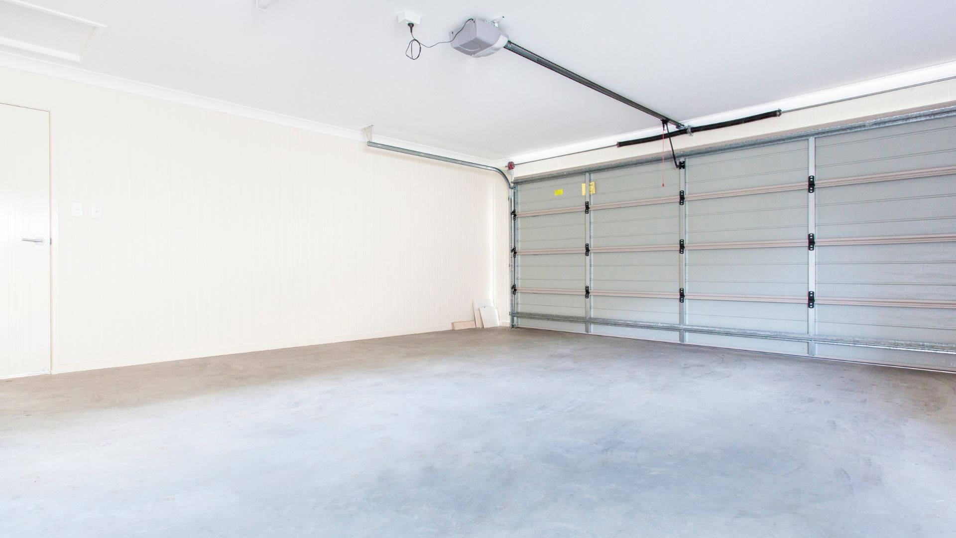 Modern Minimalist Garage Storage Room Wallpaper