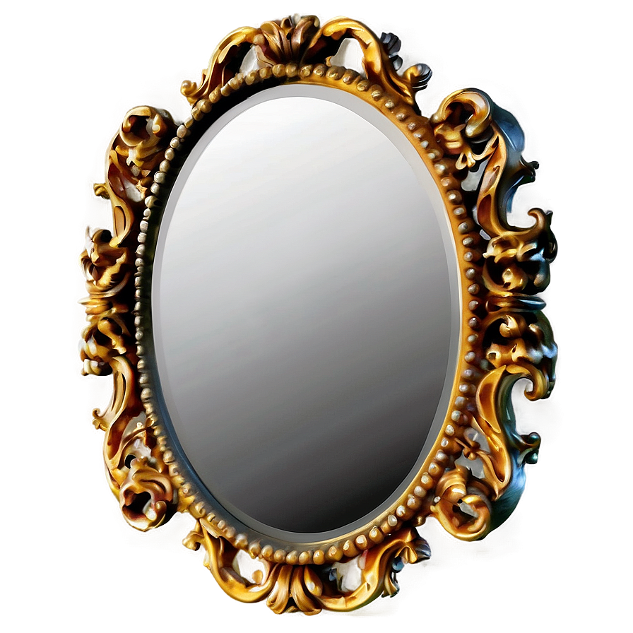 Modern Mirror Frame Png 06212024 PNG
