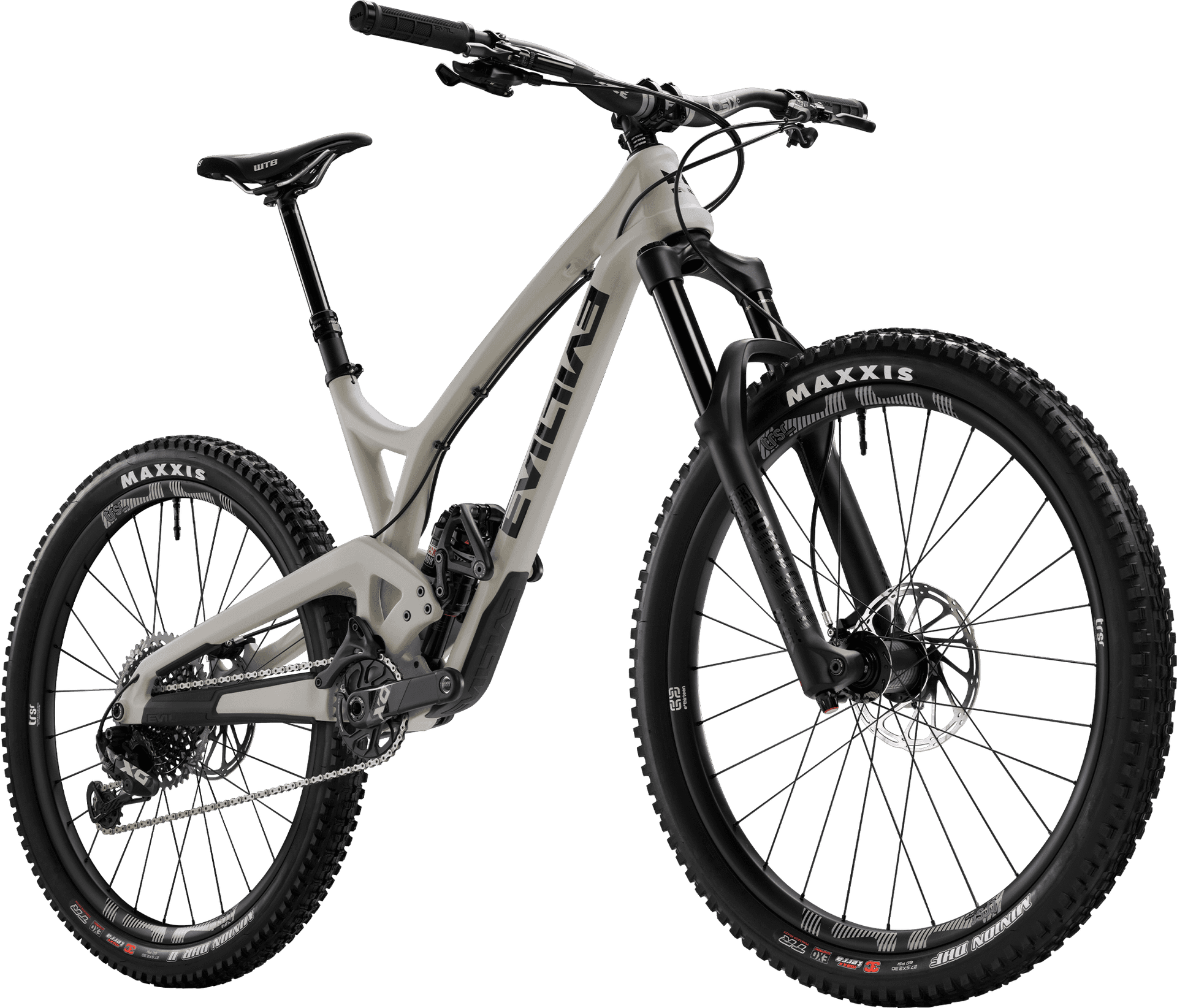 Modern Mountain Bike Profile View PNG