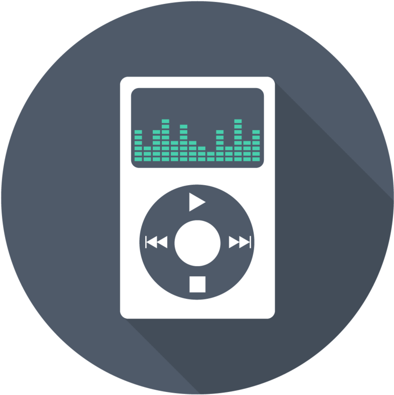 Modern Music Player Icon PNG