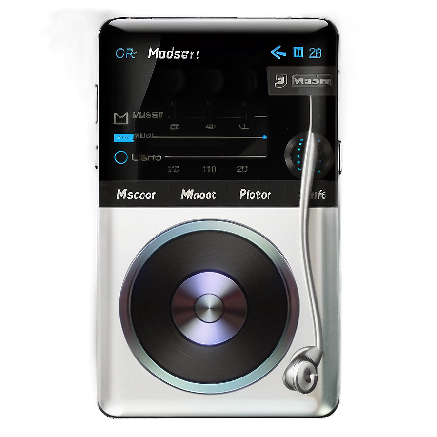 Modern Music Player Interface Png 05252024 PNG