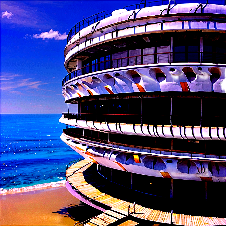 Modern_ Oceanside_ Architecture PNG