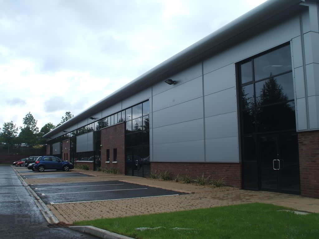 Modern Office Building Lisburn U K Wallpaper