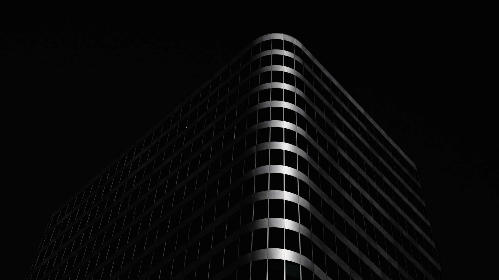 Modern_ Office_ Building_ Night_ View Wallpaper
