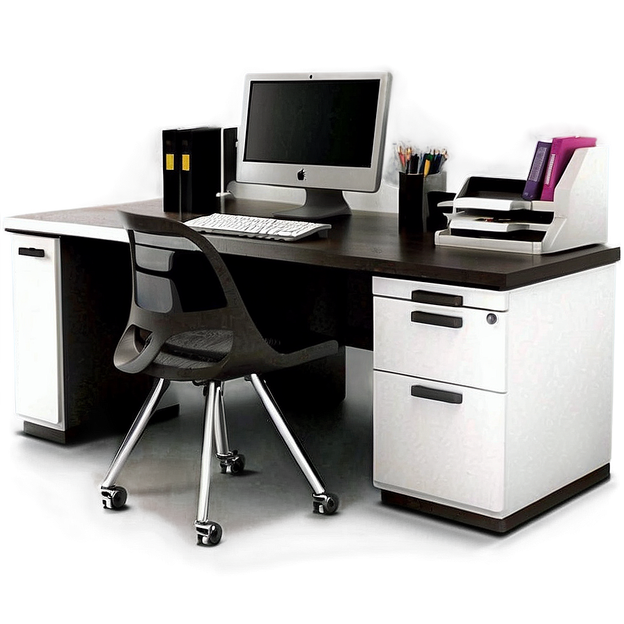 Modern Office Desk Png Jum PNG