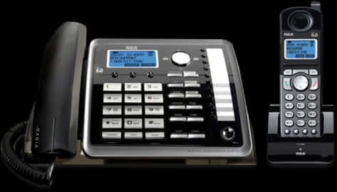 Modern Office Phone System PNG