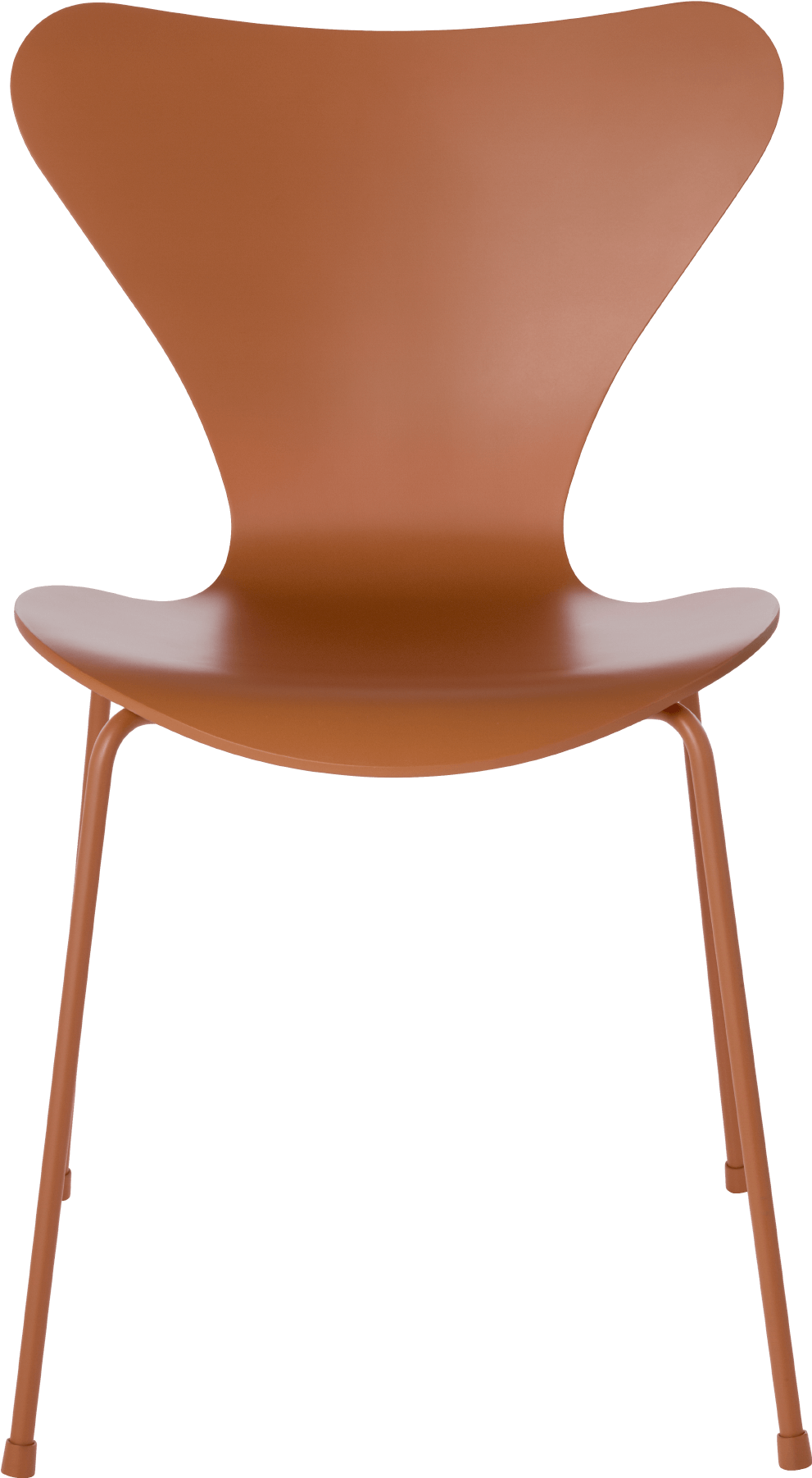 Modern Orange Designer Chair PNG