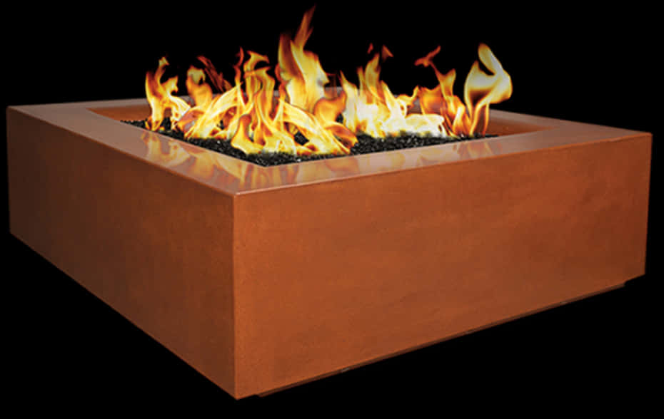 Modern Outdoor Fire Pit PNG