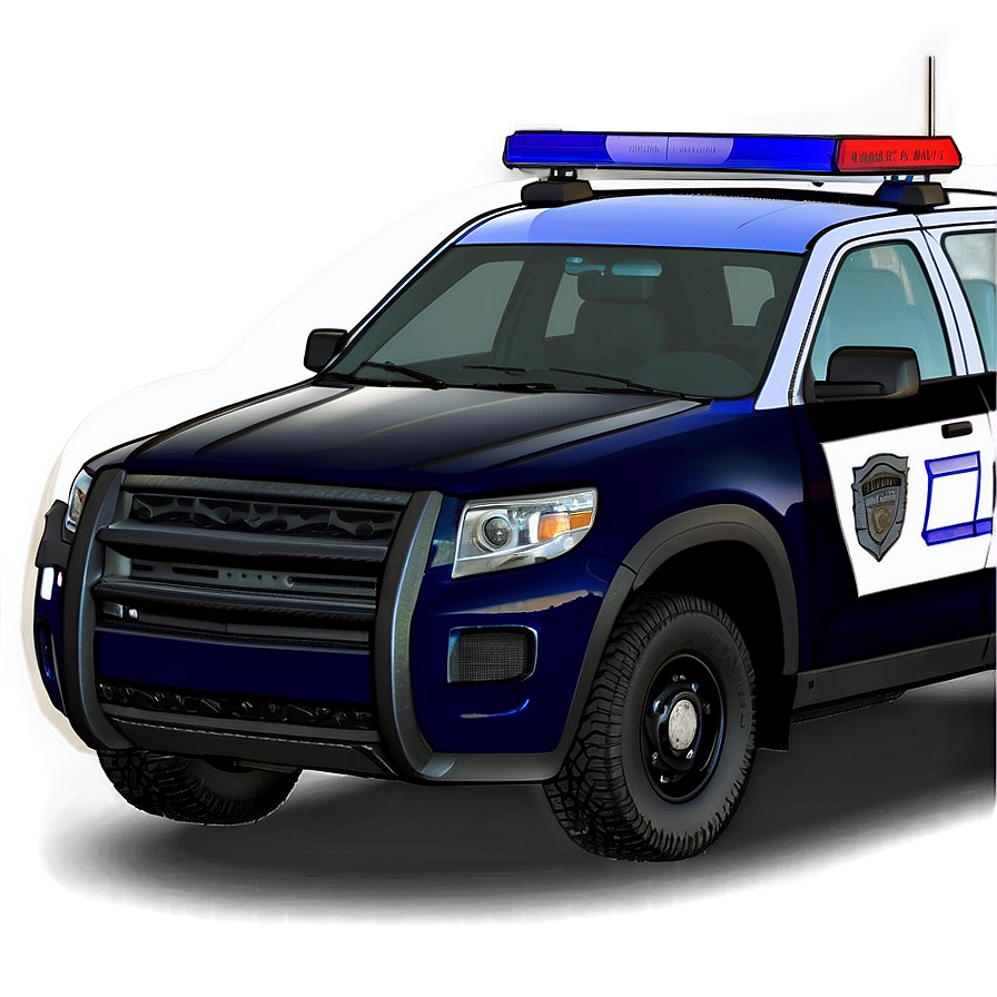 Modern Police Cruiser Png 06132024 PNG