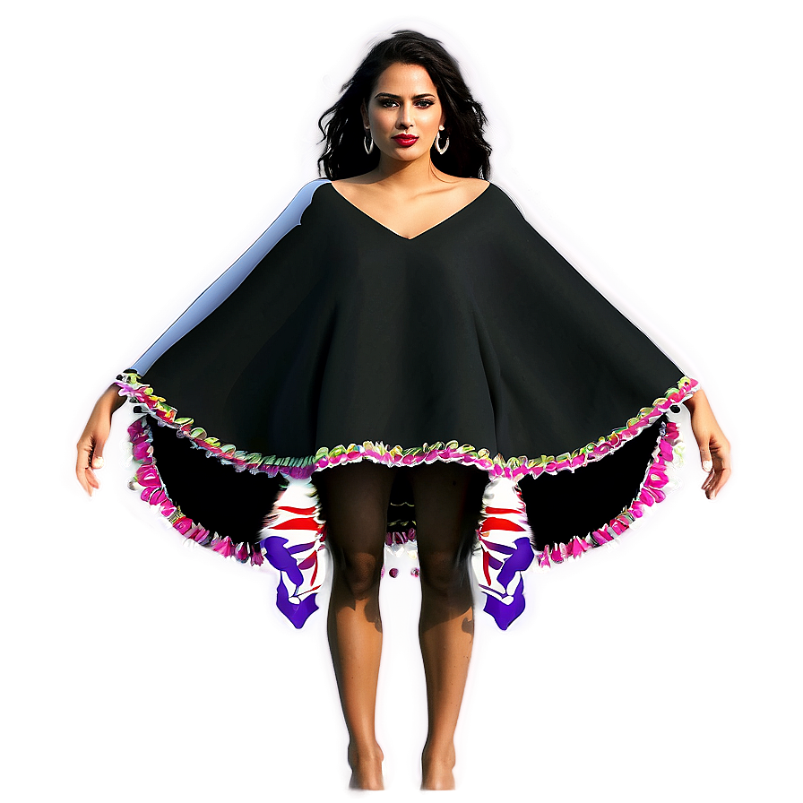 Modern Poncho Style Png 06272024 PNG