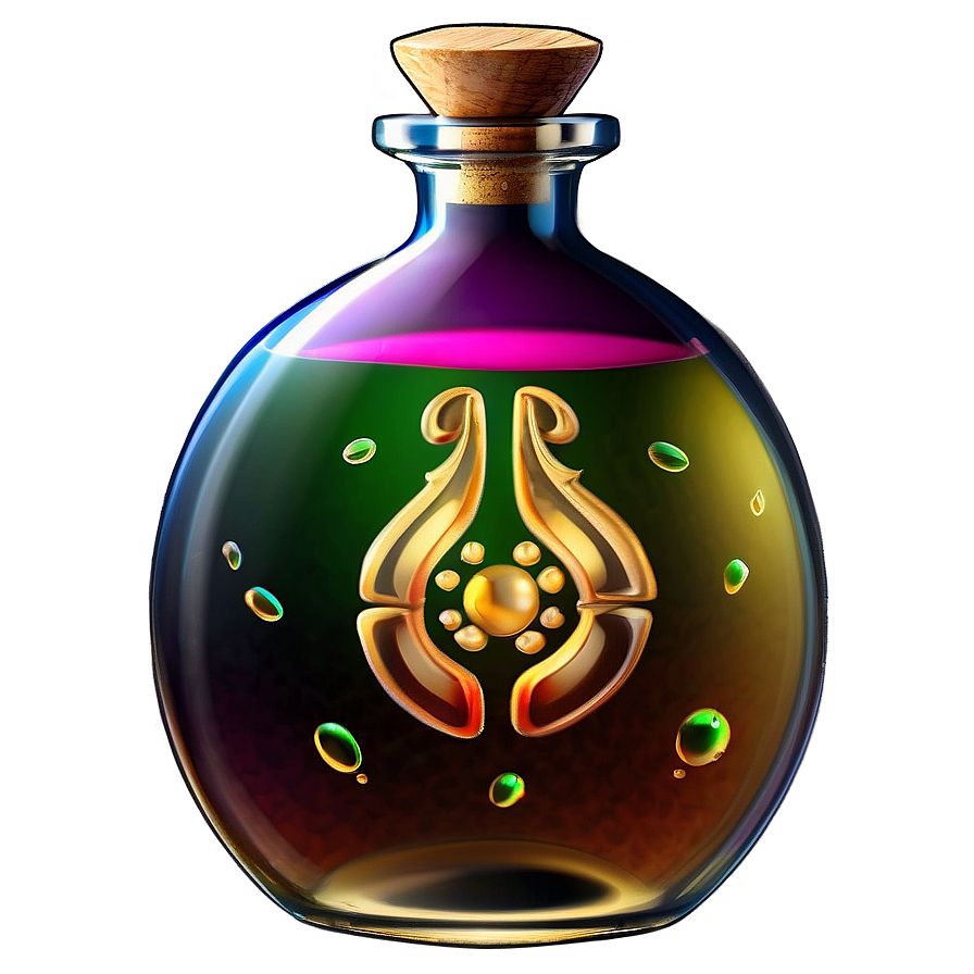 Modern Potion Bottle Png 06132024 PNG