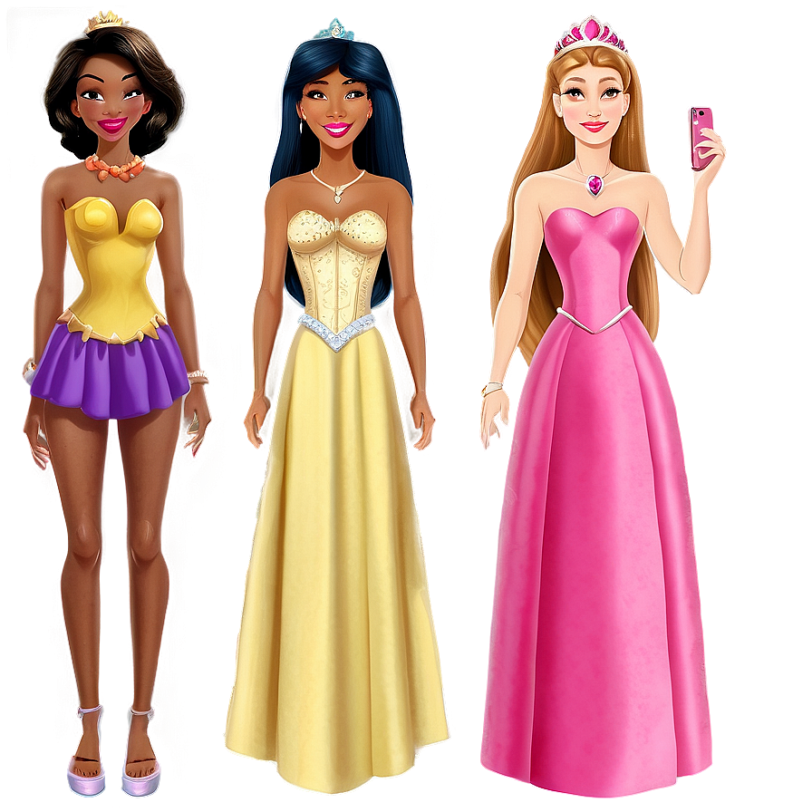 Modern Princesses Png 06242024 PNG