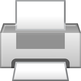 Modern Printer Icon PNG