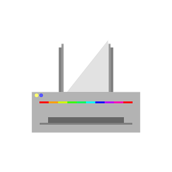 Modern Printer Icon PNG