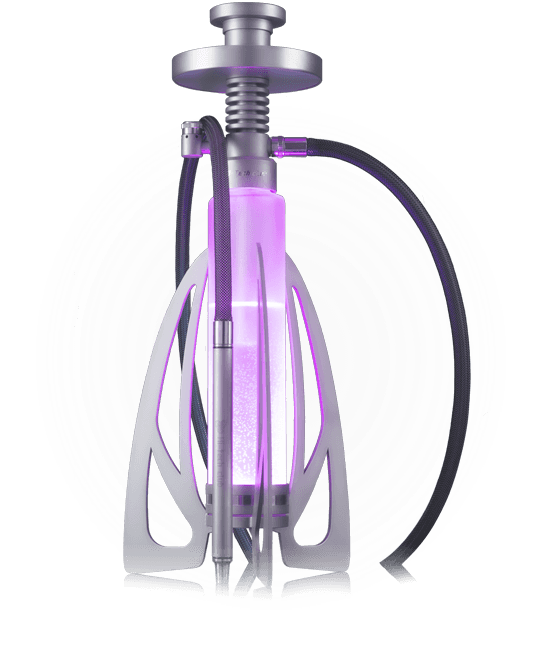 Modern Purple Hookah Design PNG