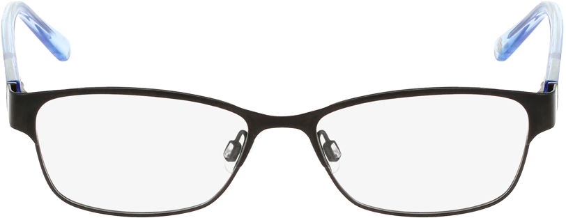 Modern Rectangular Eyeglasses Front View PNG