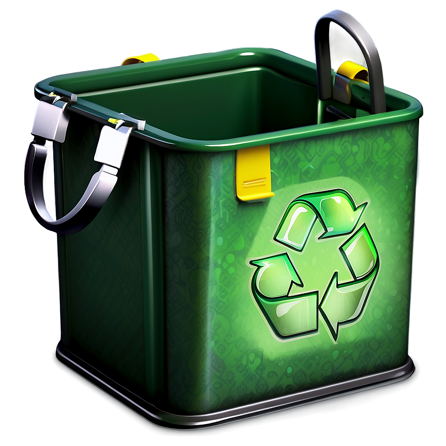 Modern Recycle Bin Png 06132024 PNG