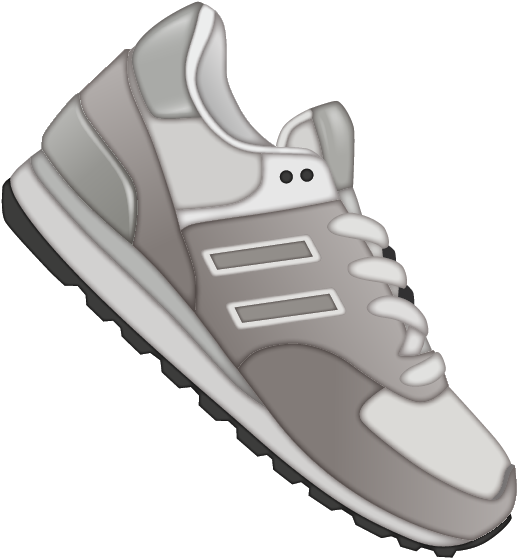 Modern Running Shoe Icon PNG