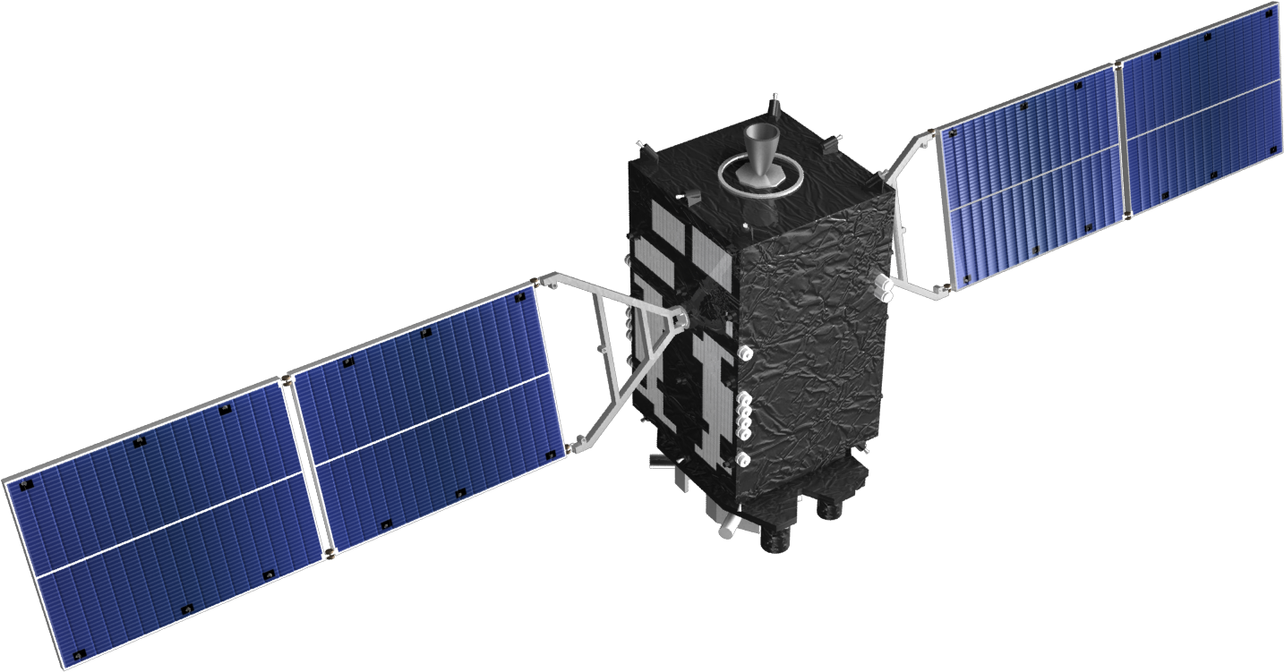 Modern Satellite Rendering PNG