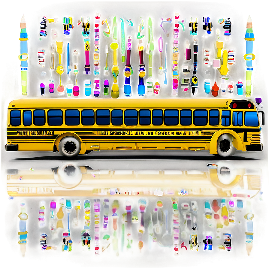Modern School Bus Design Png 05242024 PNG