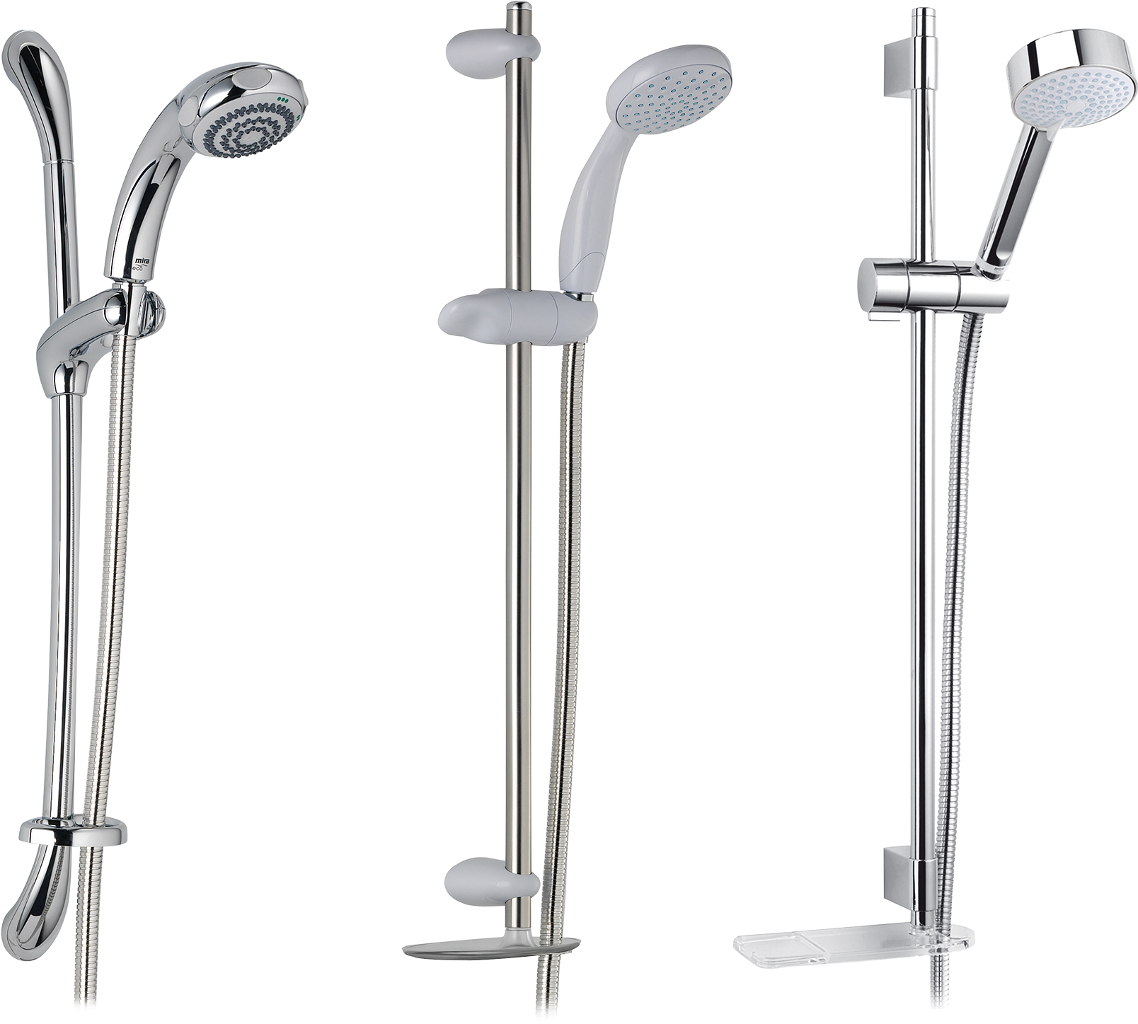 Modern Shower Headsand Rails PNG