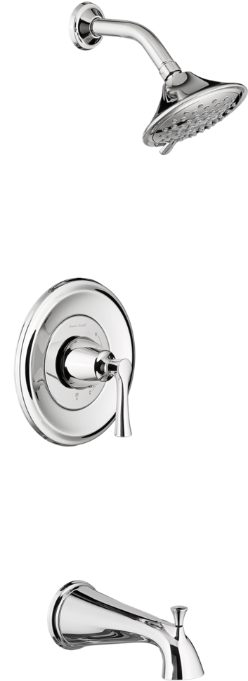 Modern Showerheadand Faucet Design PNG