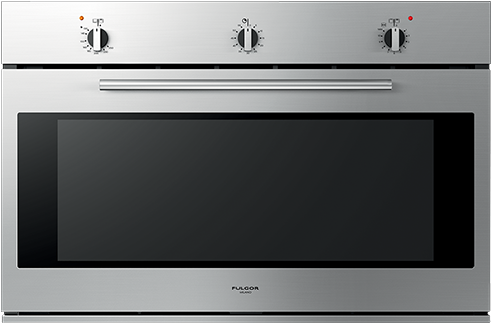 Modern Silver Wall Oven PNG