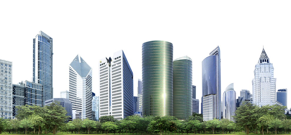 Modern_ Skyline_ Panorama PNG