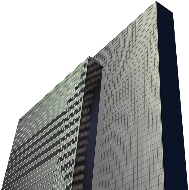 Modern Skyscraper Architecture Angled View PNG