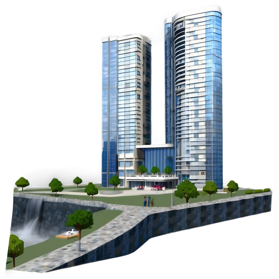 Modern Skyscraper Design Png Tlu78 PNG