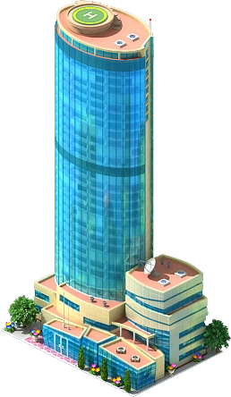 Modern Skyscraper Isometric Design PNG