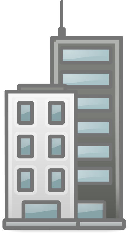 Modern Skyscraper Vector Illustration PNG