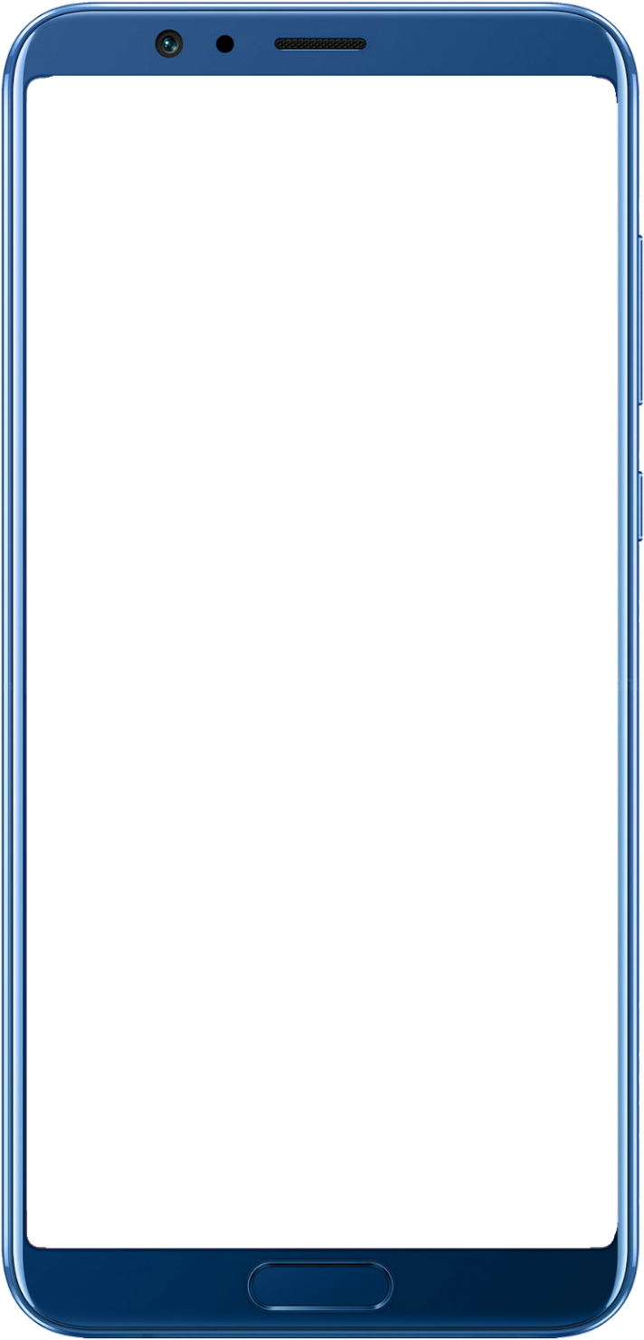 Modern Smartphone Clipart Blue PNG