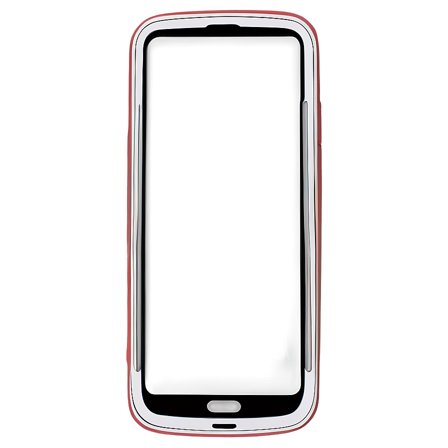 Modern Smartphone Outline Png 06132024 PNG